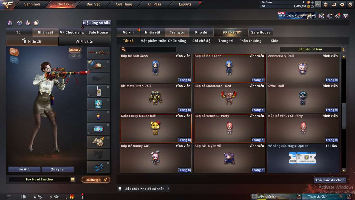 shop acc cf uy tin gia re